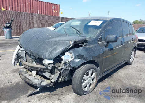 2012 Nissan Versa 1.8 S из США, поврежденный, VIN 3N1BC1CP6CK288976